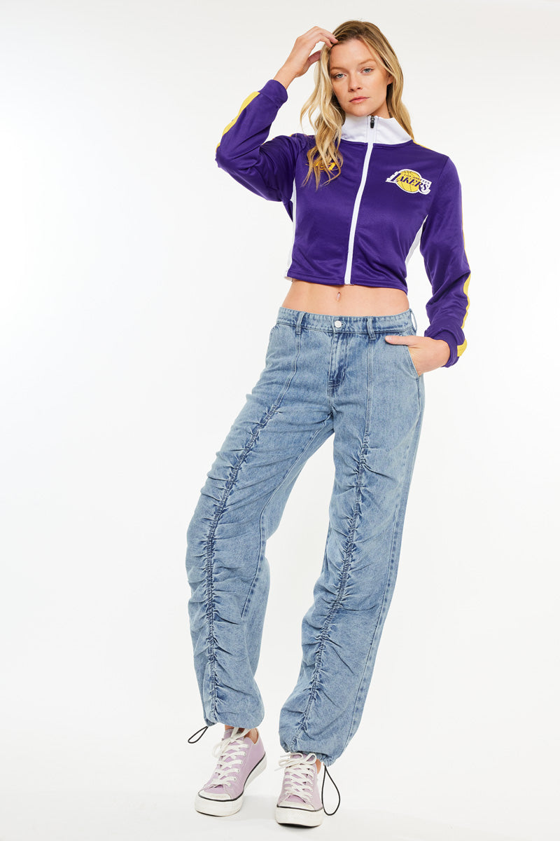 Madison Mid Rise Baggy Fit Jeans