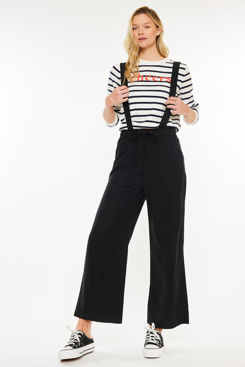 Christy Ultra High Rise Linen Paperbag Wide Pants