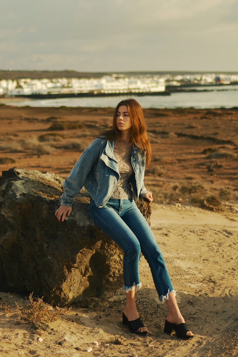 Danielle High Rise Straight Fit Leg Jeans – Official Kancan USA