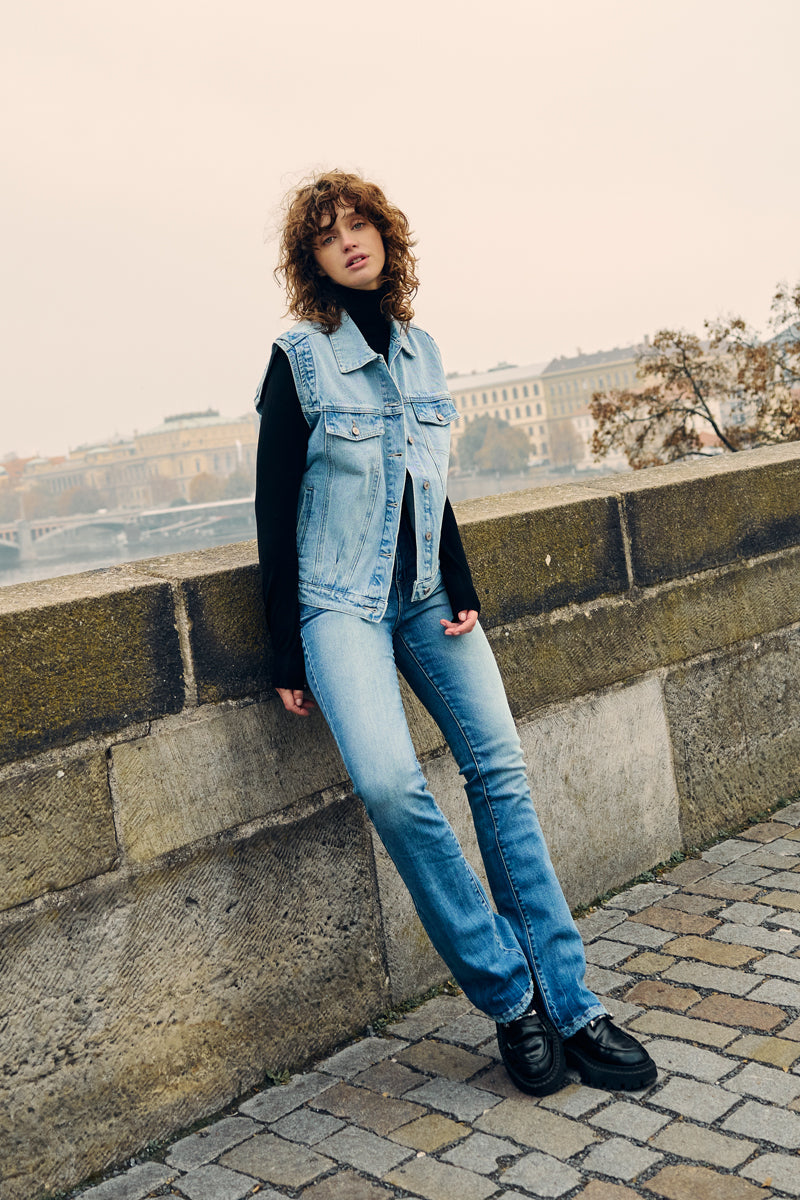 Denicee High Rise Bootcut Jeans - Official Kancan USA