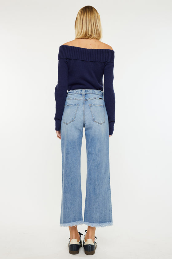 Gretchen Ultra High Rise Wide Leg Jeans - Official Kancan USA