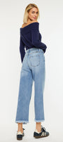 Gretchen Ultra High Rise Wide Leg Jeans - Official Kancan USA