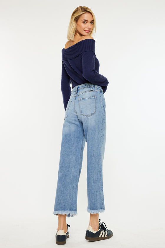 Gretchen Ultra High Rise Wide Leg Jeans - Official Kancan USA