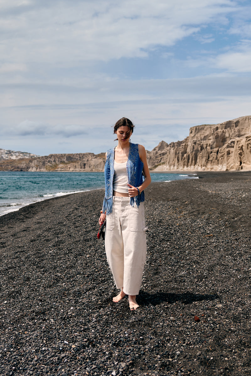 Serene Low Slung Barrel Pants - 11" Rise - Comfort Stretch - Official Kancan USA