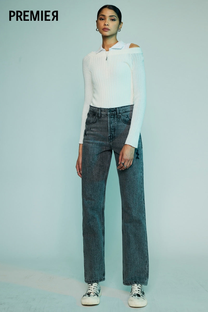 Kan Can Ultra High Rise 90's Flare Denim – Lane 201