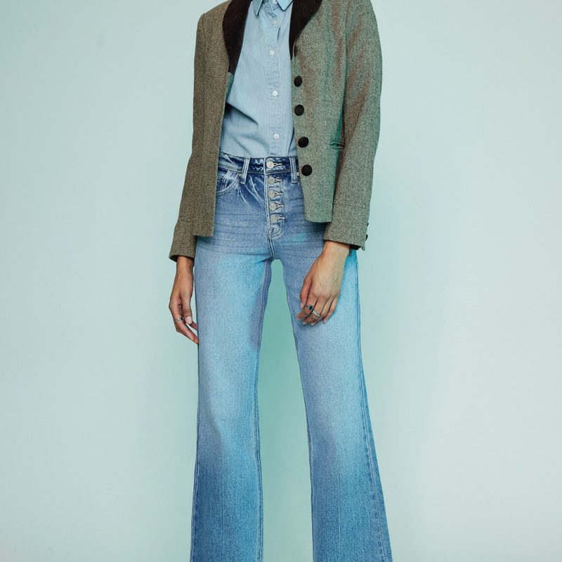 Aisha Premier High Rise Holly Flare Jeans - Official Kancan USA