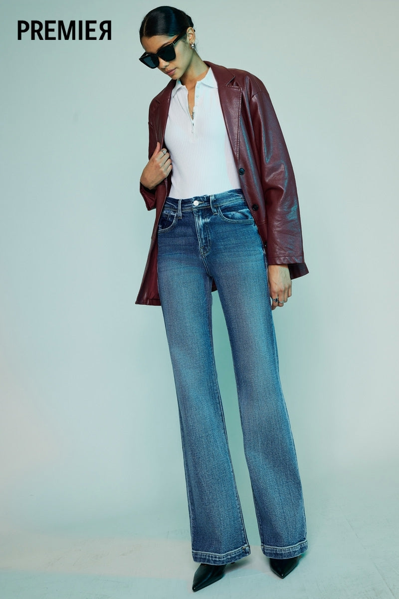 Nessa Premier High Rise Wide Flare – Kancan USA