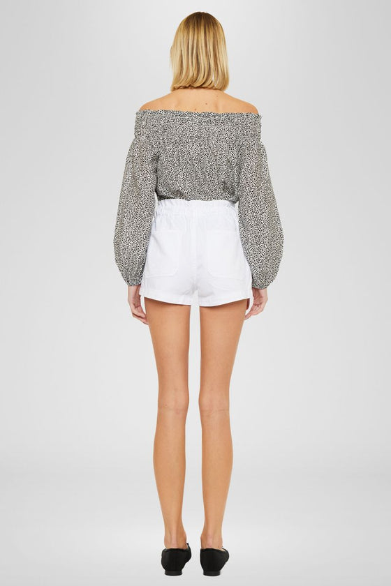 Deysi  Ultra High Paper Bag Shorts