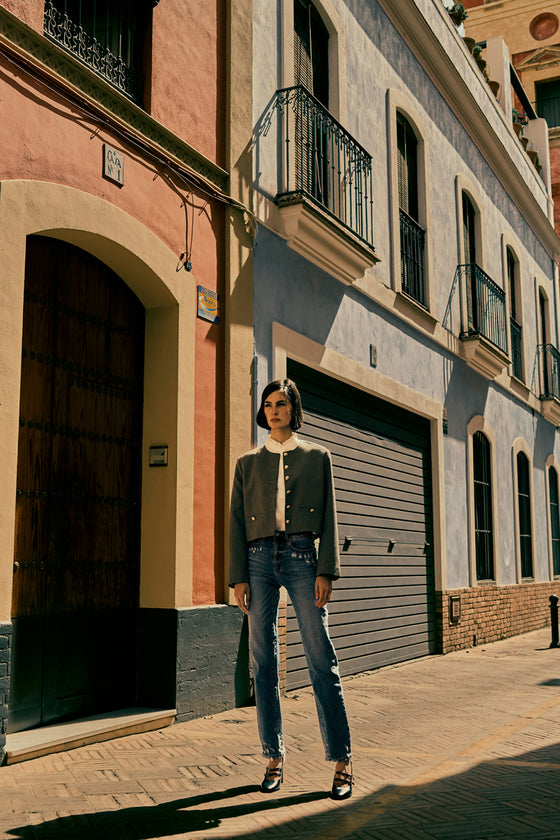 Viviana High Rise 90's Straight Leg Jeans - Official Kancan USA
