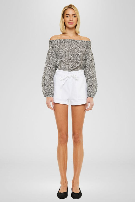 Deysi  Ultra High Paper Bag Shorts