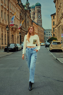  Oliwia High Rise Wide Skater Fit Jeans - Official Kancan USA