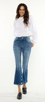 Hillary High Rise Crop Flare - Official Kancan USA