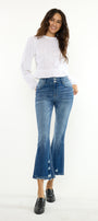 Hillary High Rise Crop Flare - Official Kancan USA