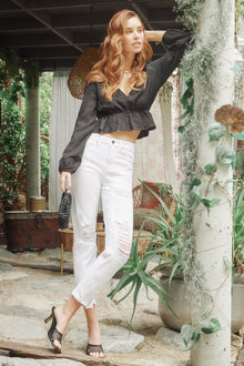  Haven Ultra High Rise Slim Straight Jeans - Official Kancan USA