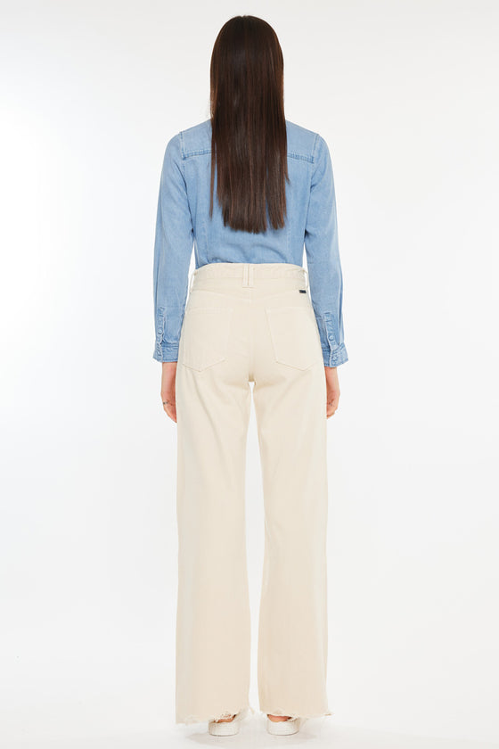 Mikaella Ultra High Rise 90's Flare Jeans - Official Kancan USA