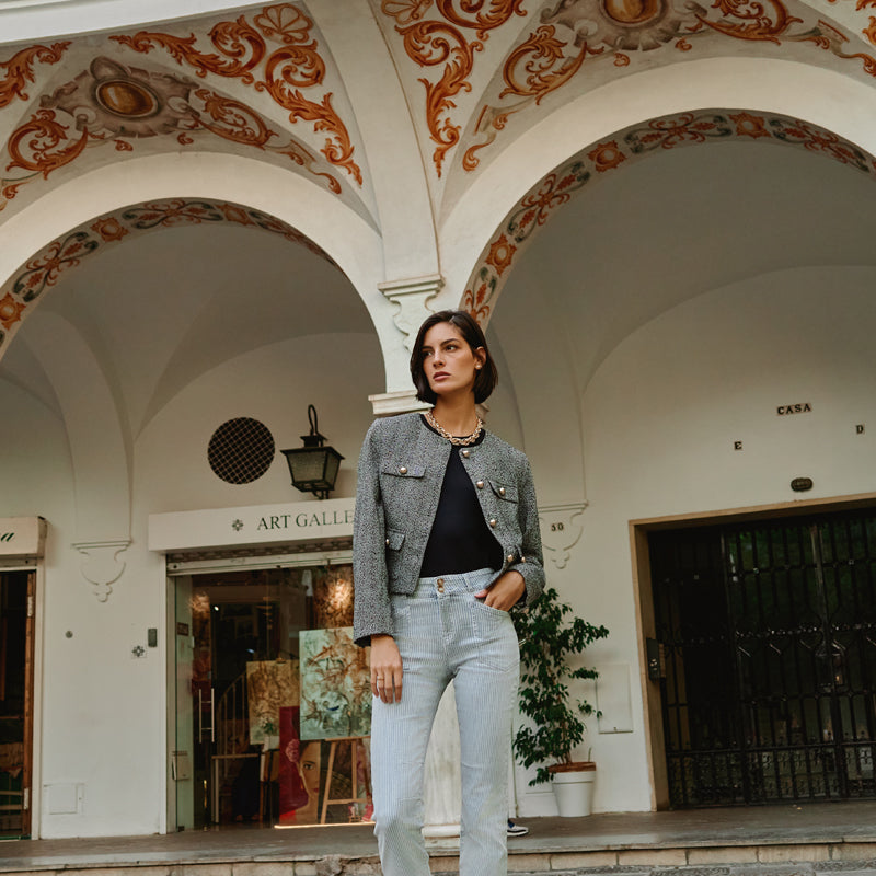 Genevie High Rise Straight Jeans - Official Kancan USA