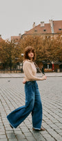 Marley High Rise Super Wide Leg Jeans - Official Kancan USA