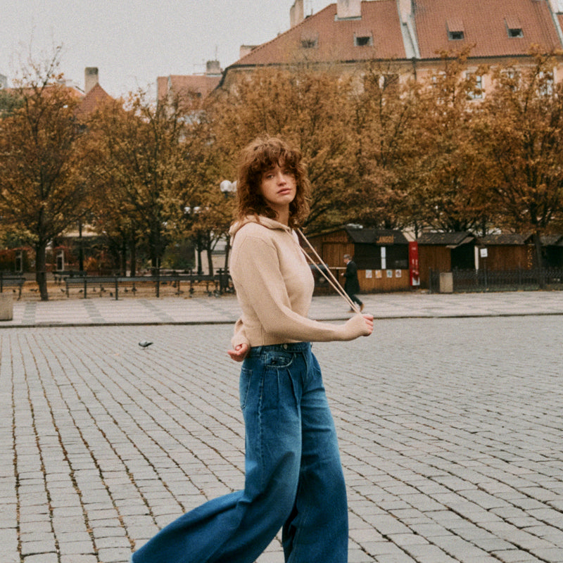Marley High Rise Super Wide Leg Jeans - Official Kancan USA