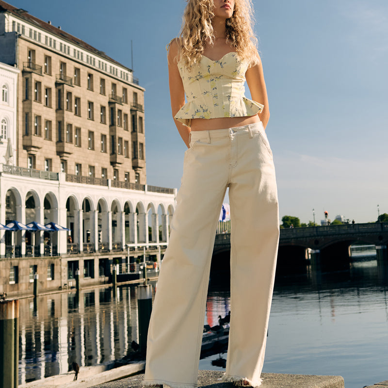 Grace High Rise Wide Jeans - Official Kancan USA