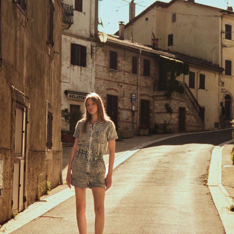 Victoria Short Sleeve Romper - Official Kancan USA