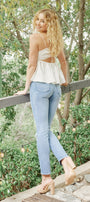 Sultana High Rise Slim Straight Jeans - Official Kancan USA