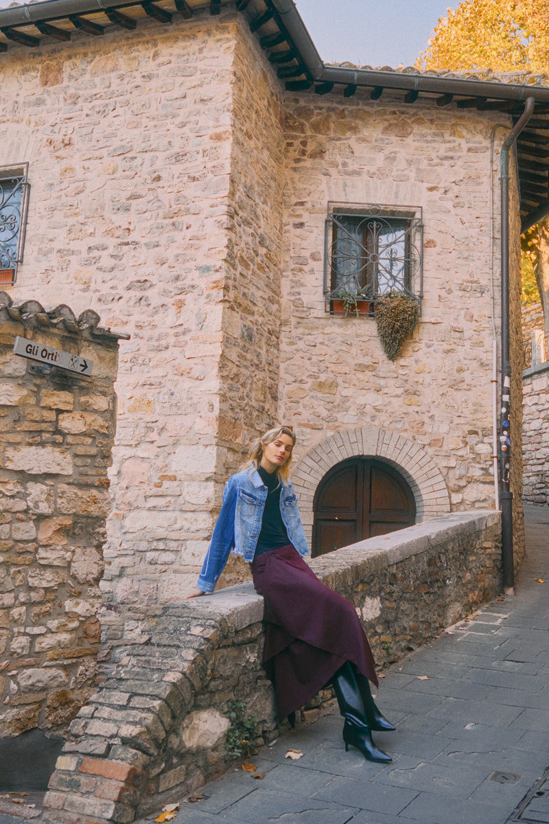 Sawyer Distressed Denim Jacket