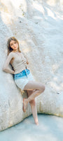 Spencer Ultra High Rise 90's Boyfriend Shorts - Official Kancan USA