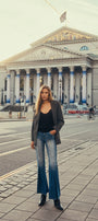 Evangeline High Rise Flare Jeans - Official Kancan USA