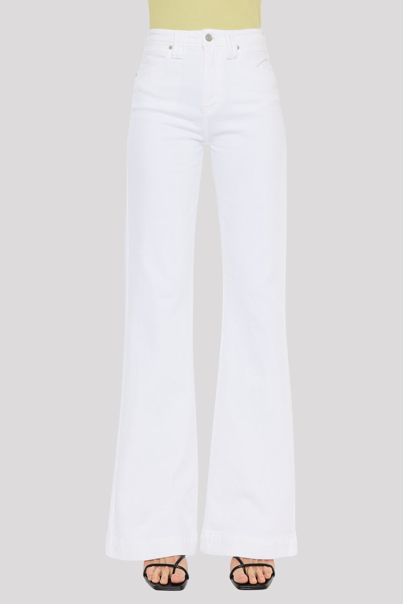 Sumayyah High Rise Flare Jean with Comfort Stretch – Kancan USA