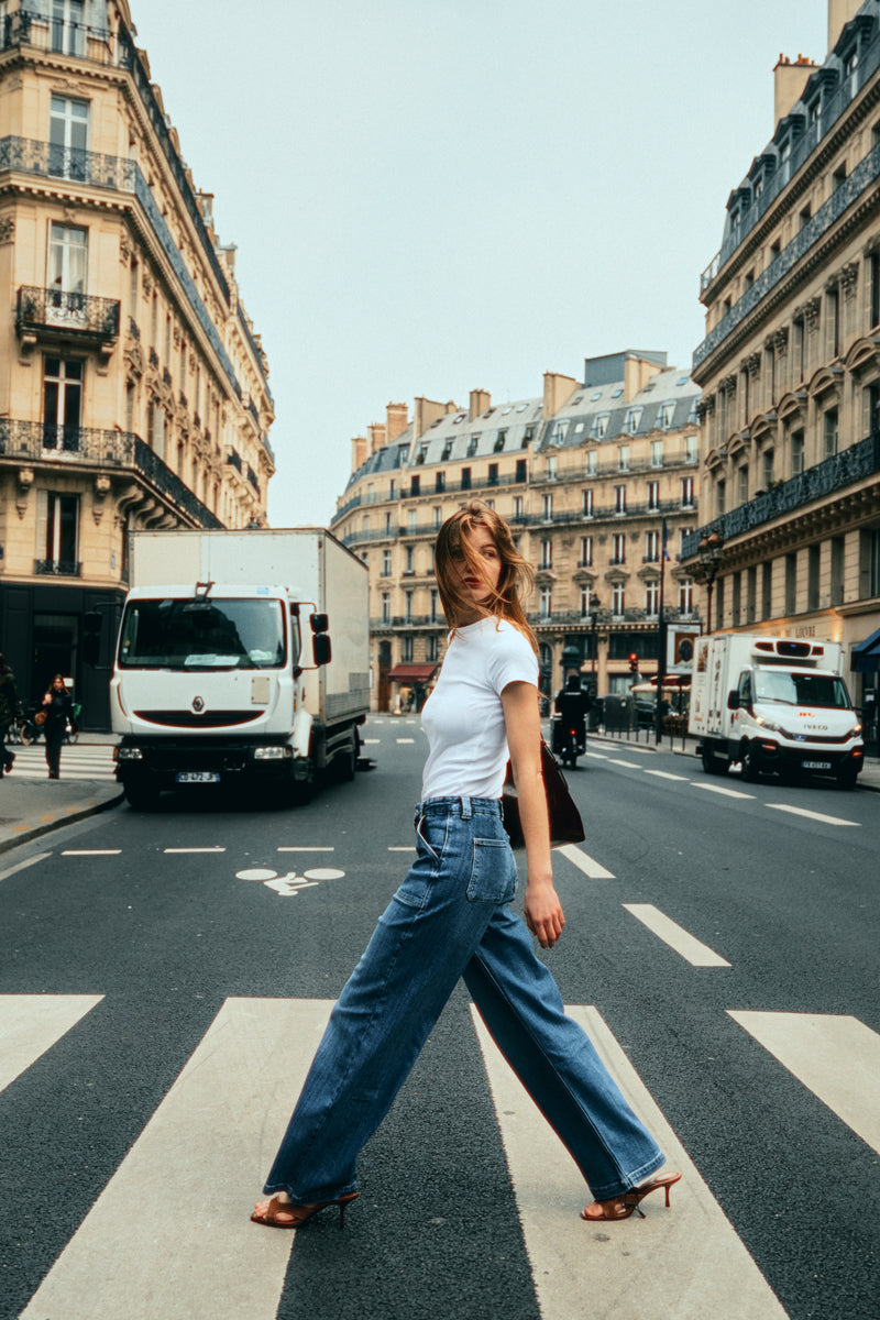 Astra High Rise Wide Leg Jeans - Official Kancan USA