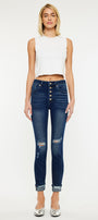 Canary High Rise Ankle Skinny - Official Kancan USA