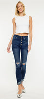 Canary High Rise Ankle Skinny - Official Kancan USA