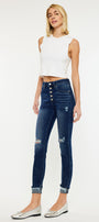 Canary High Rise Ankle Skinny - Official Kancan USA
