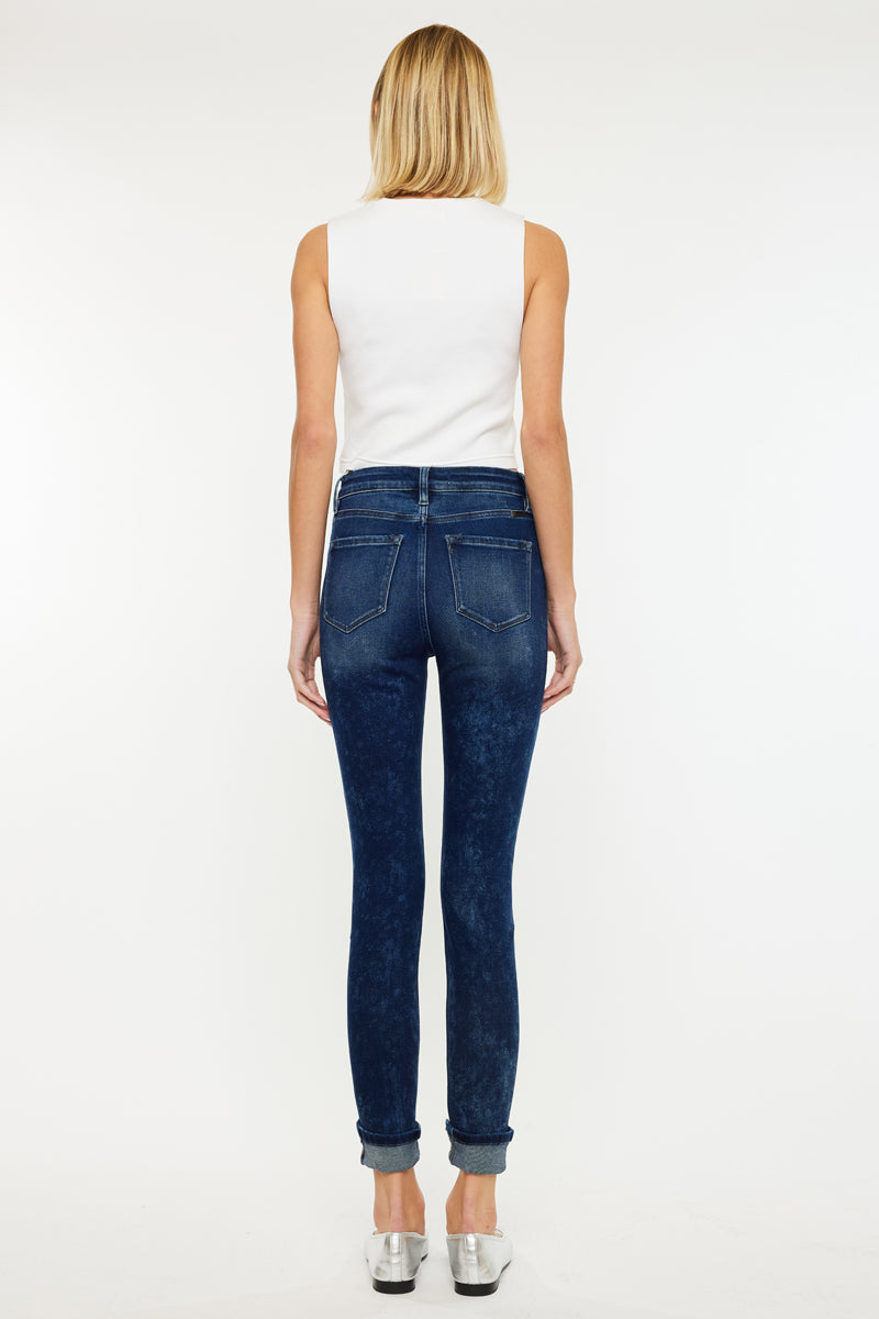 Canary High Rise Ankle Skinny - Official Kancan USA
