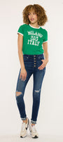 Canary High Rise Ankle Skinny - Official Kancan USA