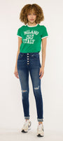 Canary High Rise Ankle Skinny - Official Kancan USA