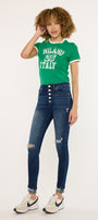 Canary High Rise Ankle Skinny - Official Kancan USA