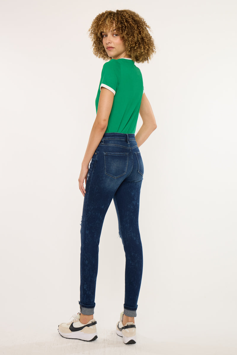 Canary High Rise Ankle Skinny - Official Kancan USA