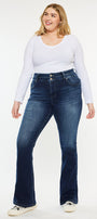 Samaria High Rise Skinny Bootcut Jeans (Plus Size) - Official Kancan USA