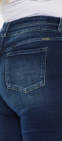 Samaria High Rise Skinny Bootcut Jeans (Plus Size) - Official Kancan USA
