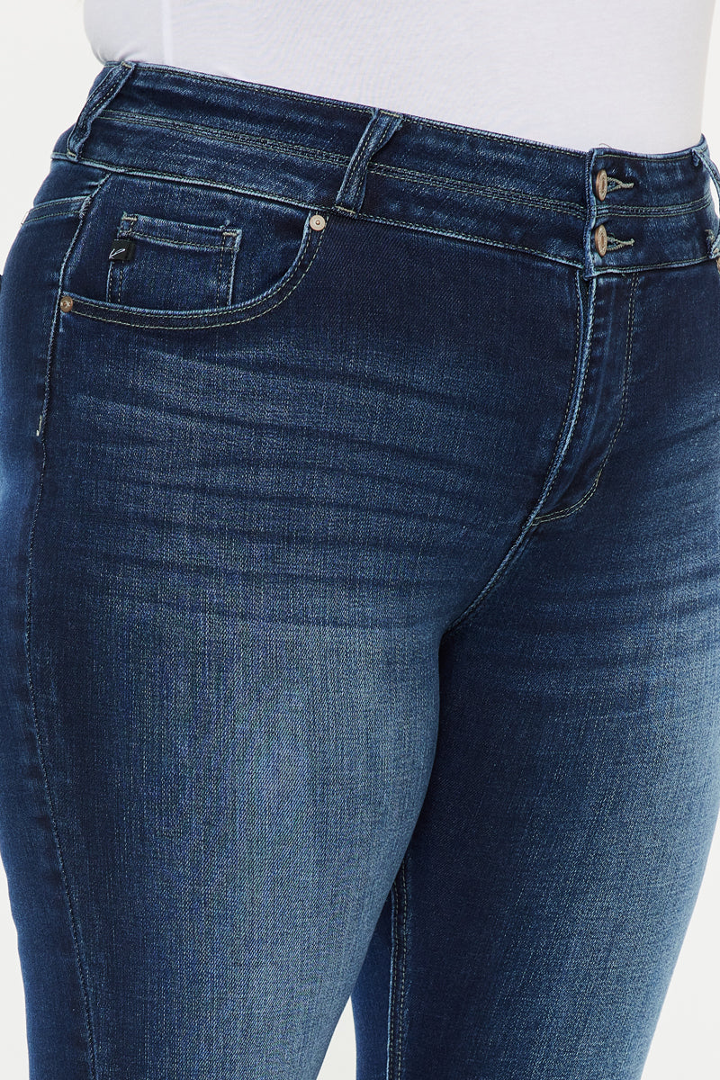 Samaria High Rise Skinny Bootcut (Plus Size) - Official Kancan USA