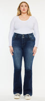 Samaria High Rise Skinny Bootcut Jeans (Plus Size) - Official Kancan USA