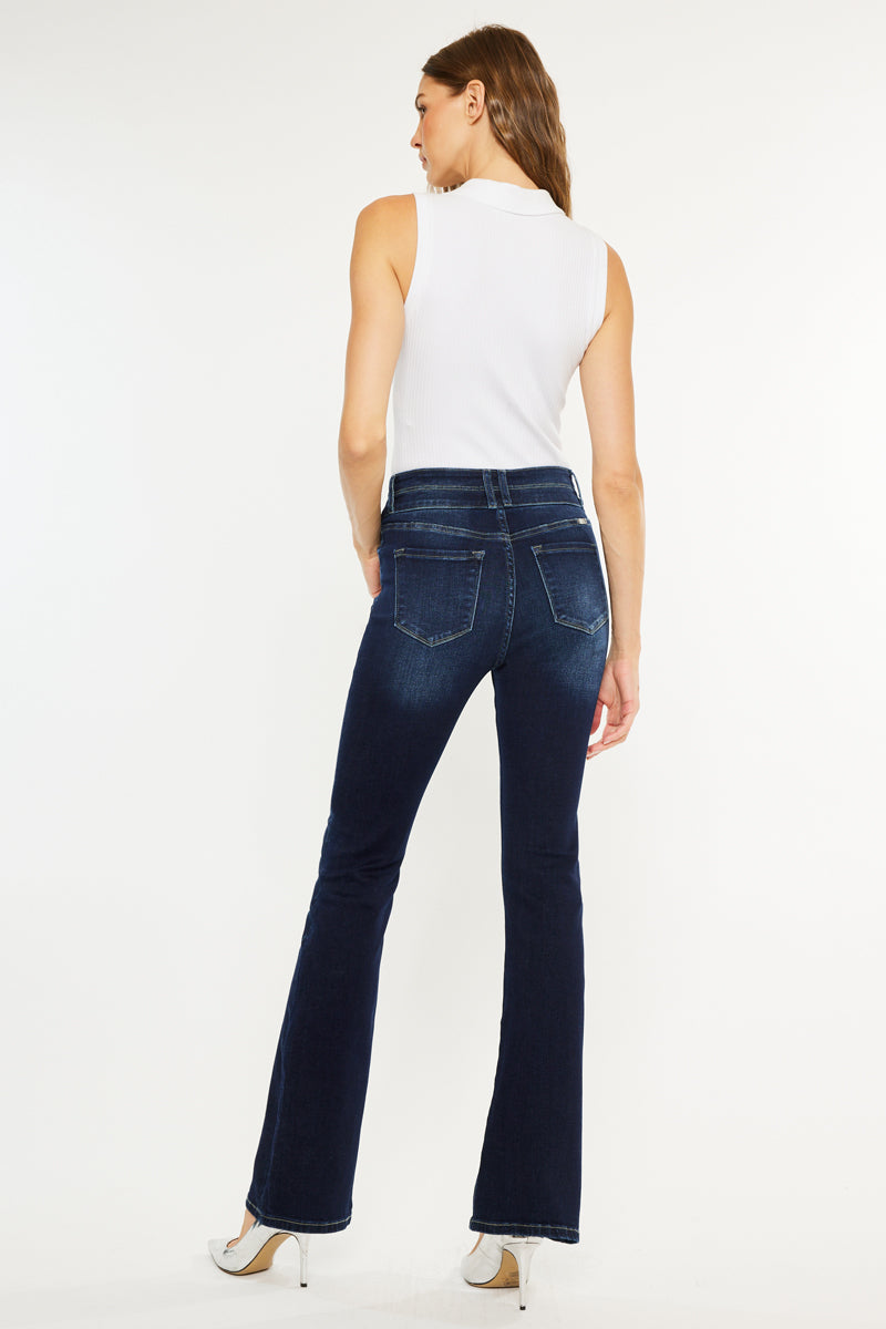 Gisella High Rise Bootcut Jeans – Flattering Fit – Kancan USA