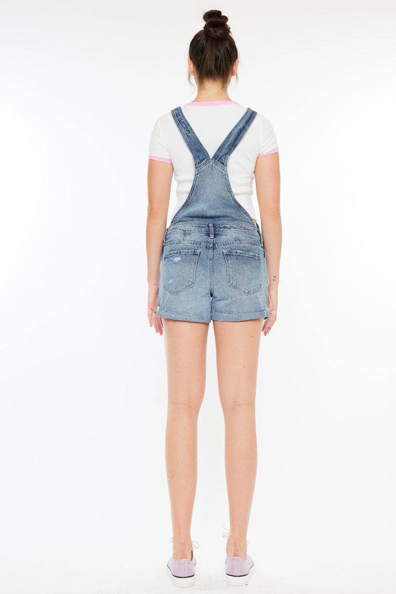 Remedy Mid Rise Overall Shorts - Official Kancan USA