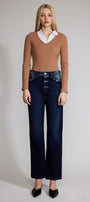 Delores  Premier High Rise Straight Jeans - Official Kancan USA