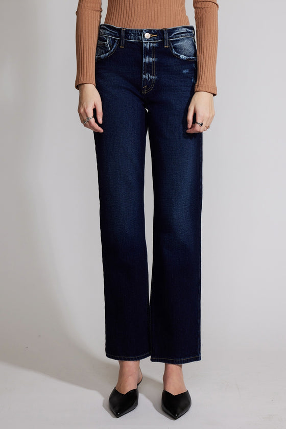 Delores  Premier High Rise Straight Jeans - Official Kancan USA