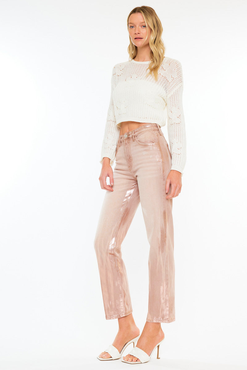 Blaire Premier High Rise Straight Jeans – Polished Fit – Kancan USA