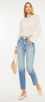 Ellie Premier High Rise Straight Jeans - Official Kancan USA
