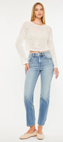 Ellie Premier High Rise Straight Jeans - Official Kancan USA