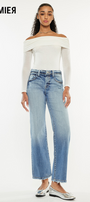 Veronica Premier High Rise Slim Wide Leg Jeans - Official Kancan USA